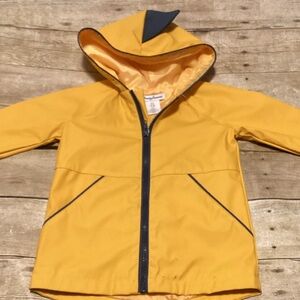 Tommy Bahama Yellow Raincoat with Blue Trim